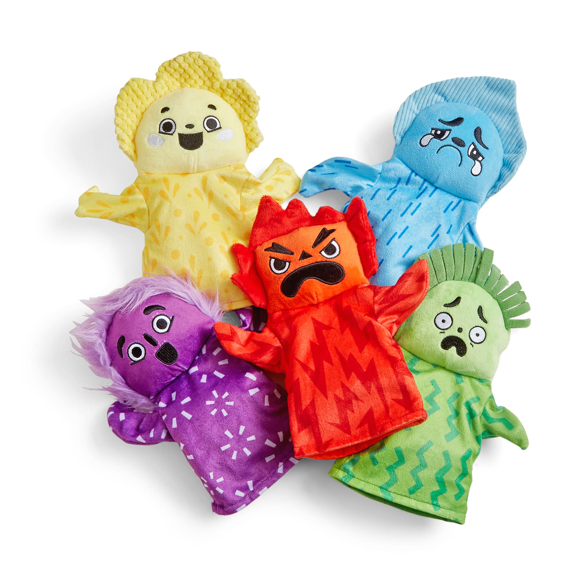 hand2mind Feelings Family™ Hand Puppets Set